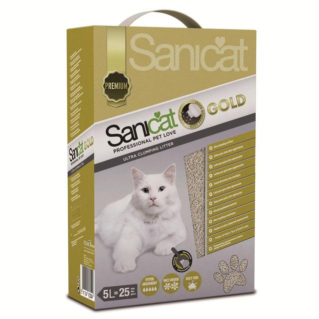 Sanicat Gold Cat Litter - 5 Litre